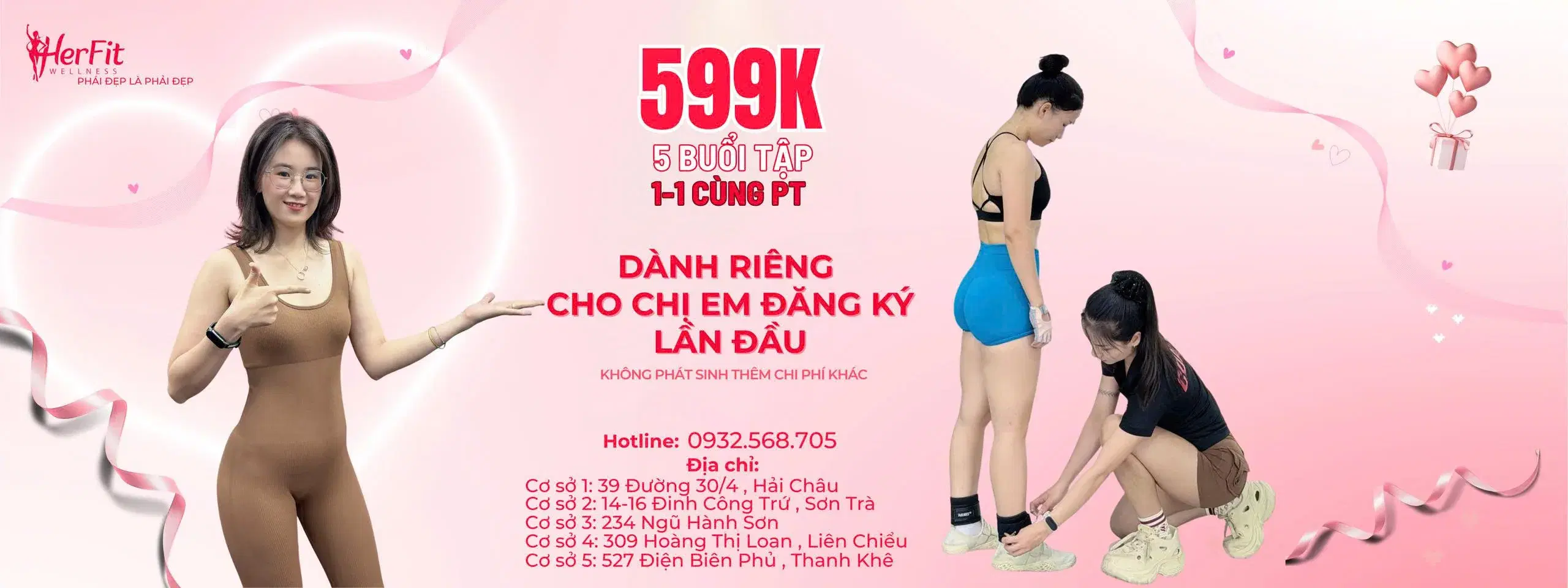 HerFit Slide 3 - Hệ thống Gym Nữ Đà Nẵng
